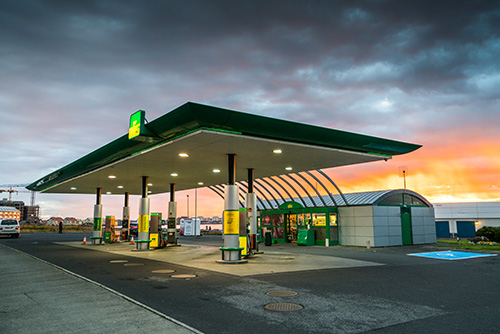 Olís Tankstelle in Island