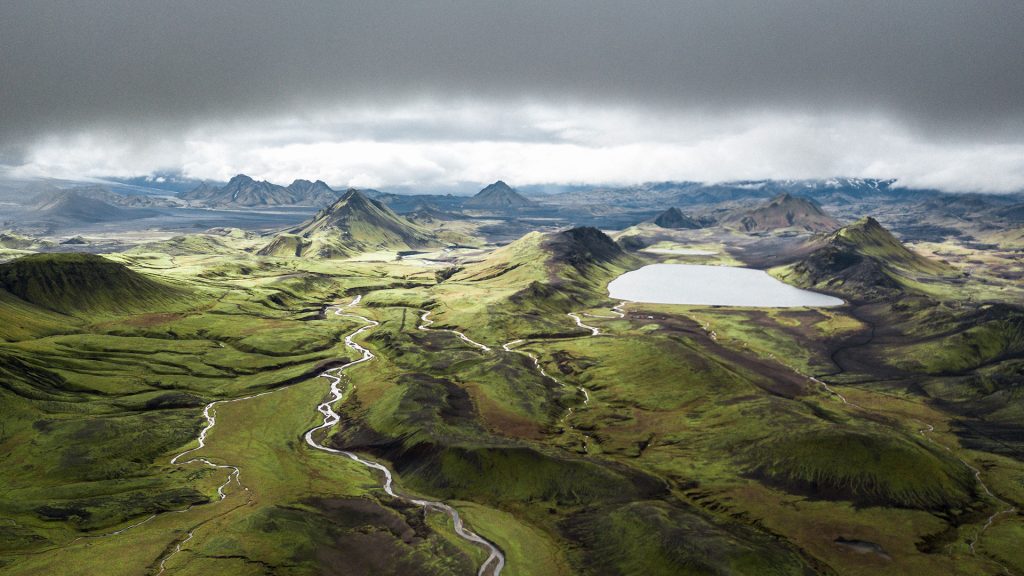 les Hautes terres en Islande