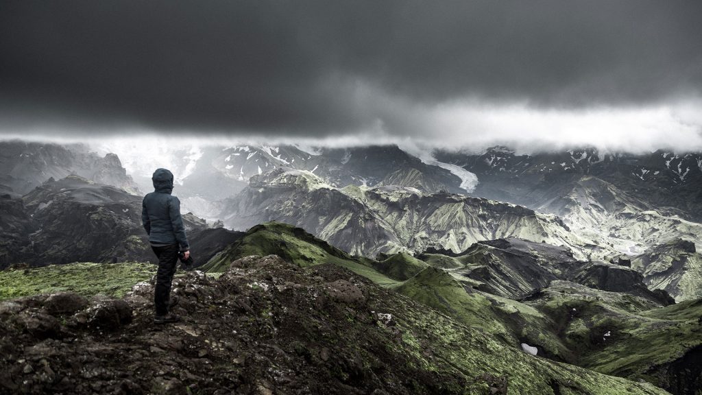 vue du sentier de Laugavegur