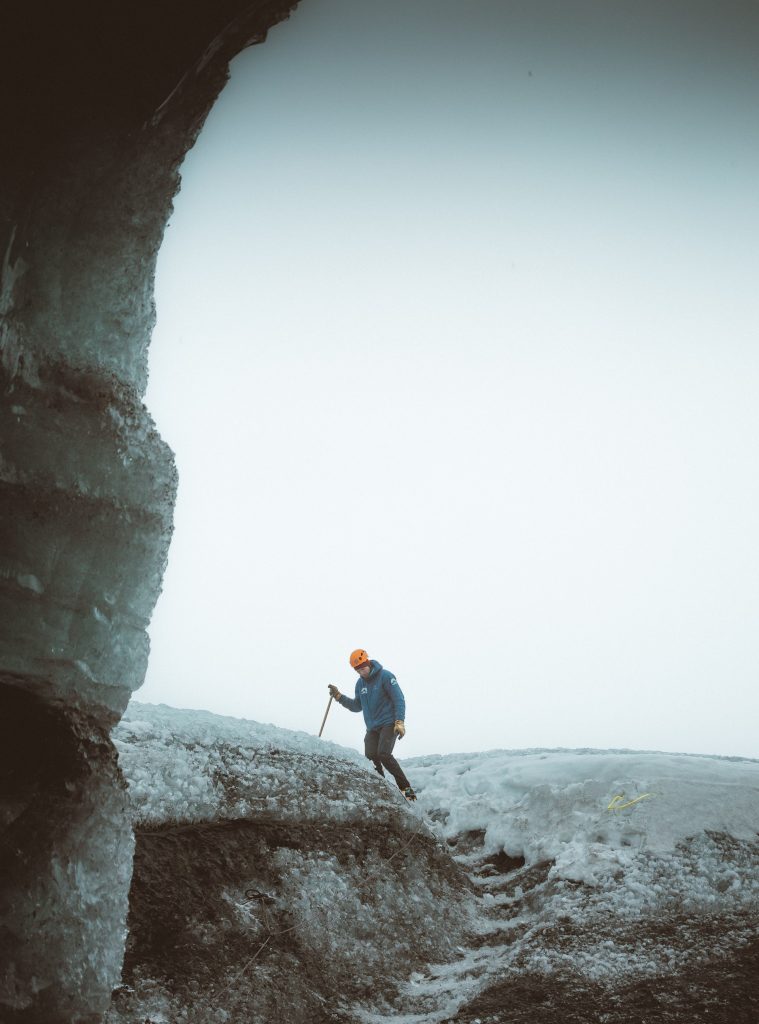 tenue pour les grottes de glace