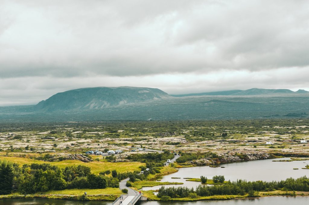 vue depuis le parc national d'Islande