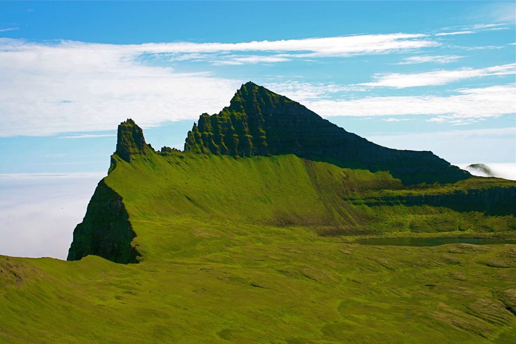 la région des fjords de l'Ouest en Islande