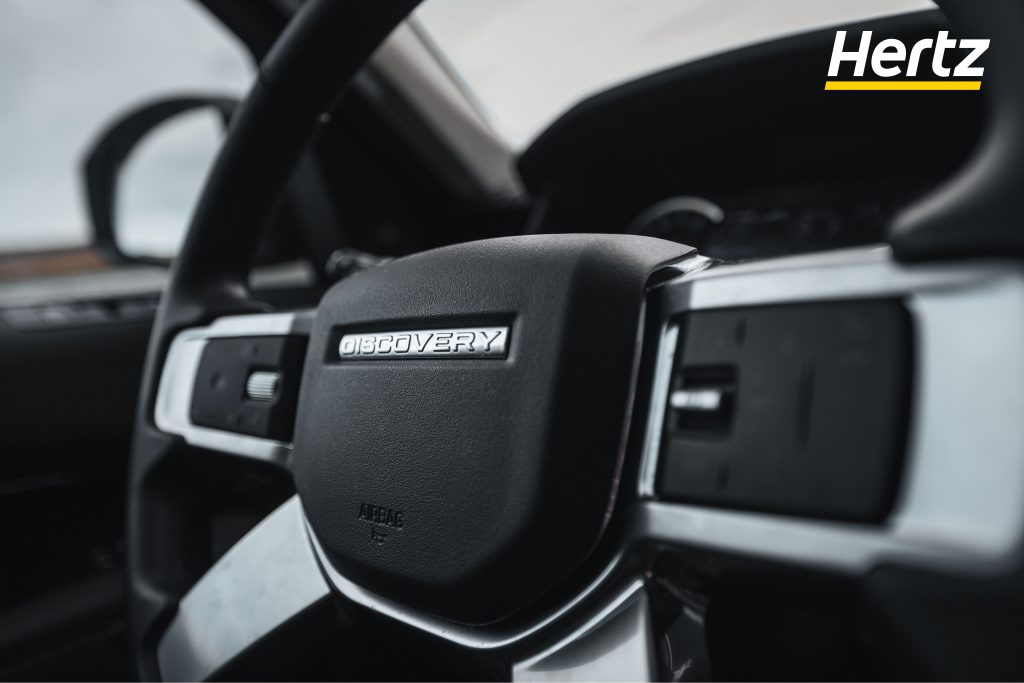 l'intérieur d'un Land Rover de location en Islande