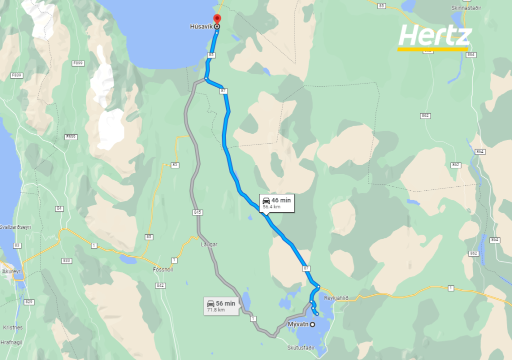 où se situe Husavik en Islande