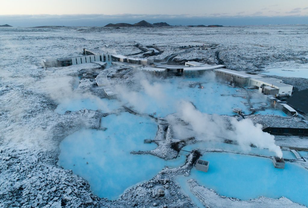 l'environnement du Blue Lagoon en Islande