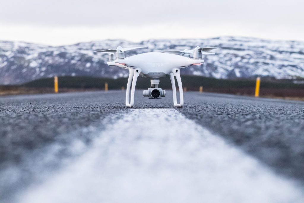 la possibilité de faire voler un drone en Islande