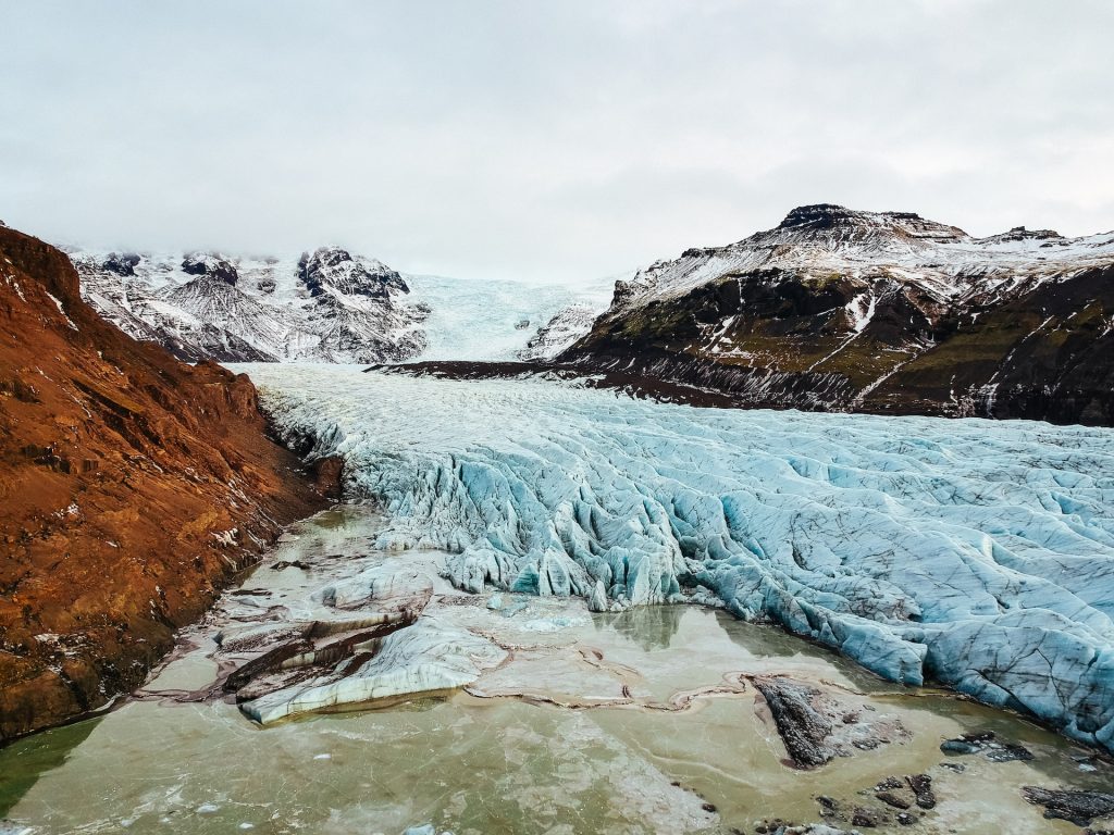 il y a de nombreux spots de photo dans la région de Skaftafell