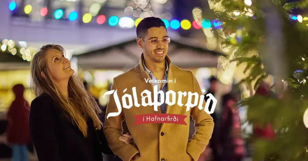 le village de Hafnarfjörður à noël