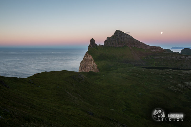 la montagne de Hornbjarg dans les fjords de l'Ouest