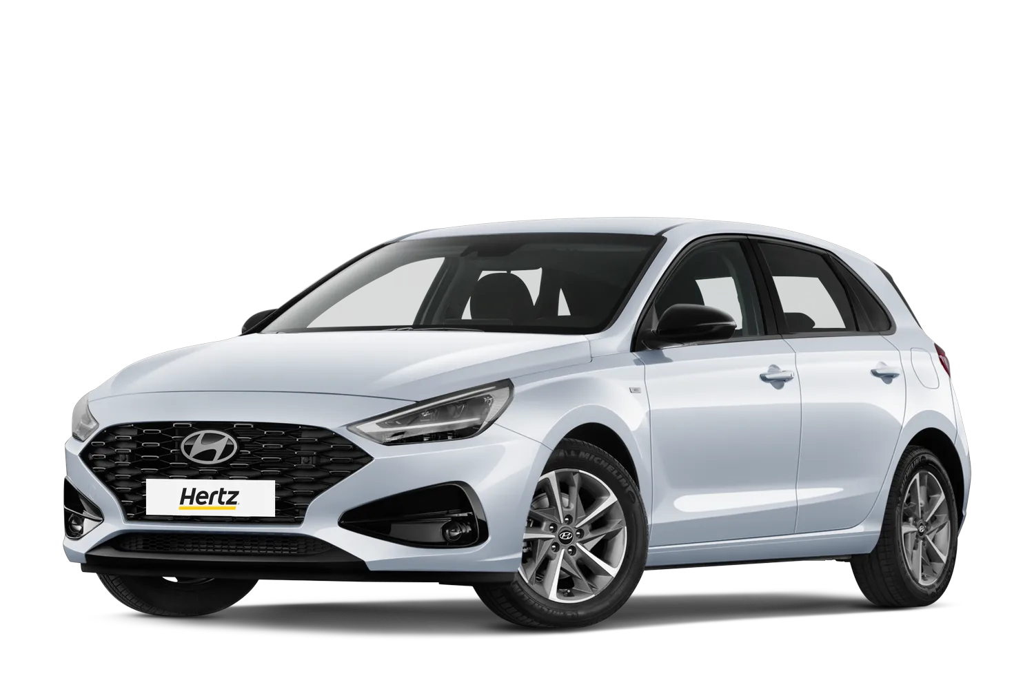 Hyundai i30 fólksbíll frá Hertz