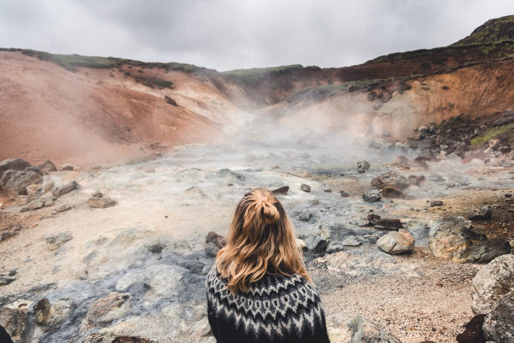 Krýsuvik geothermal area Iceland