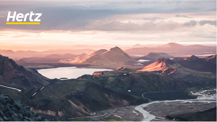 drone view of the iceland highland