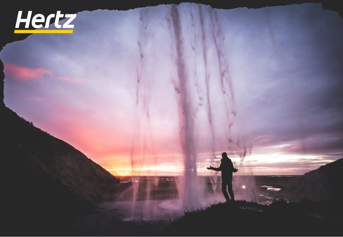 Seljalandsfoss is located in the south coast of Iceland