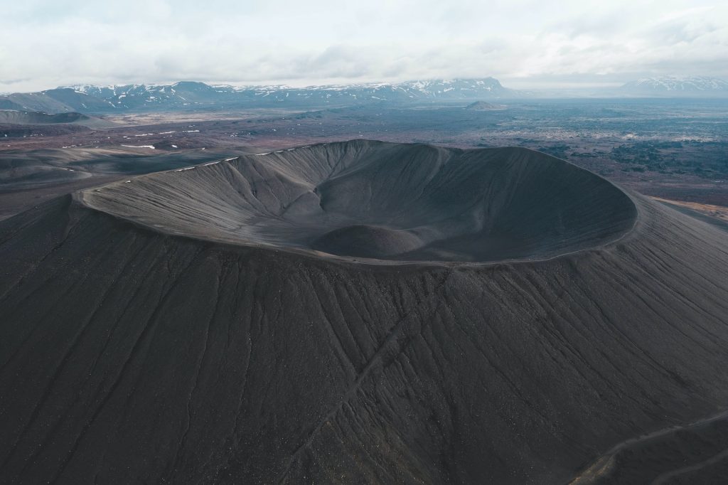 Hverfell Volcano in North Iceland