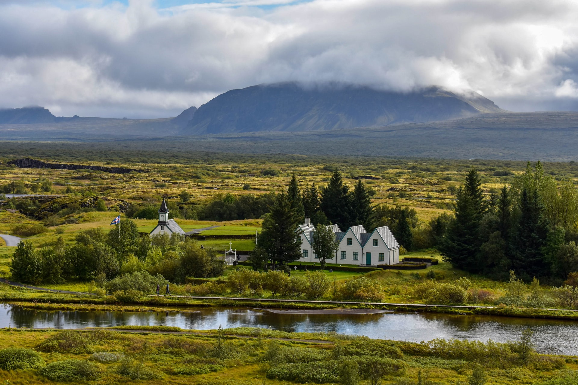 Parque Nacional de Thingvellir en el Círculo Dorado de Islandia.