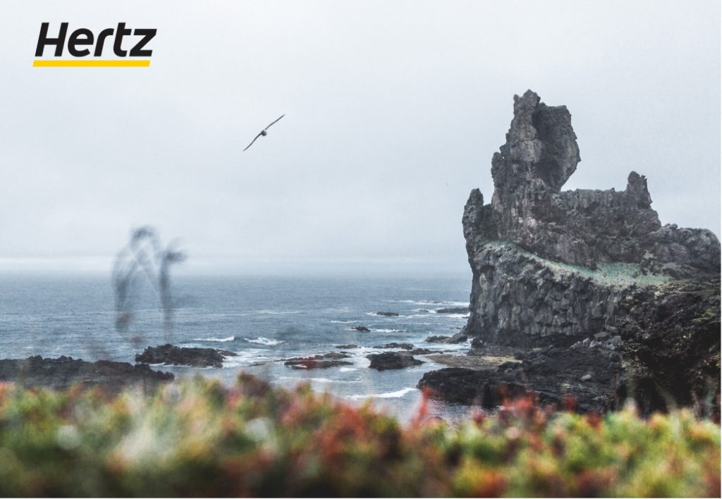 Londrangar is a famous photo spot in west Iceland