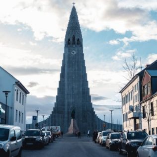 visit Reykjavik with a rental car