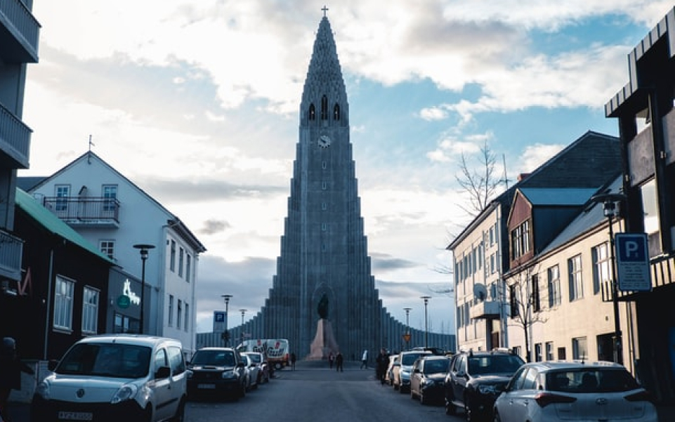 visit Reykjavik with a rental car