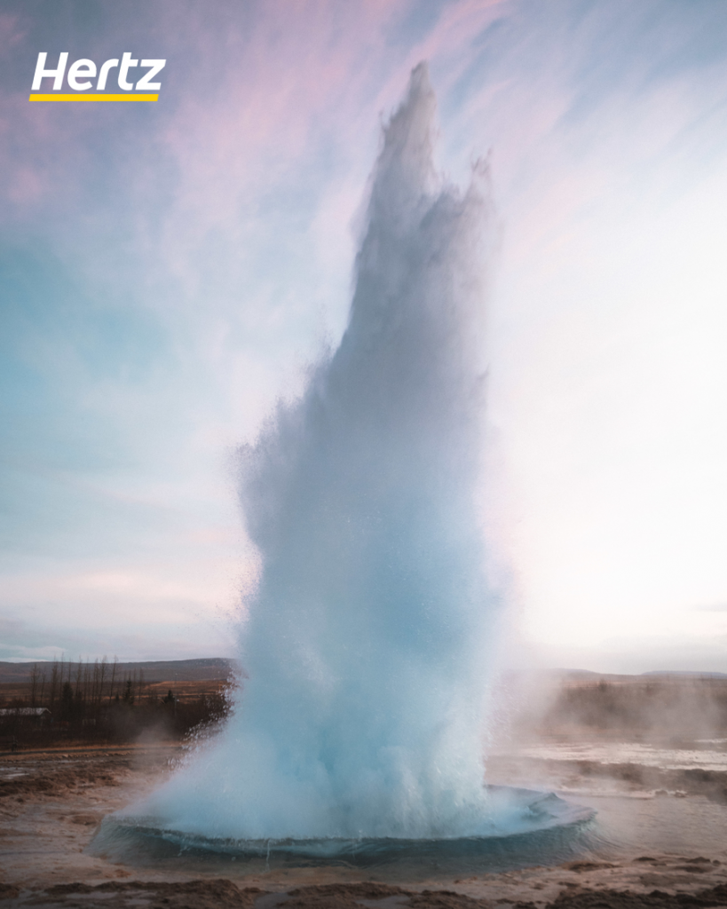 geysir is one of the main attractions in Iceland Golden Circle route