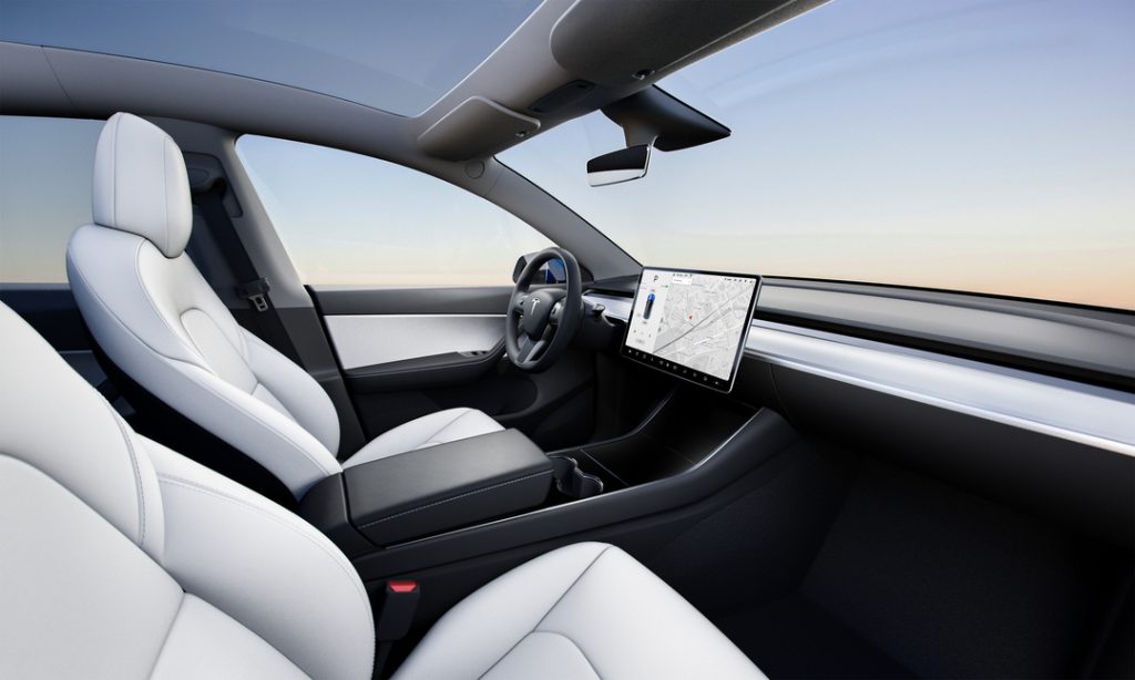 to open and close the glove box of Tesla