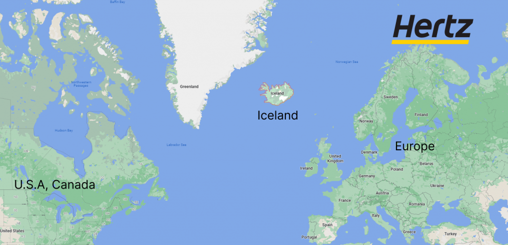 where is Iceland on the map