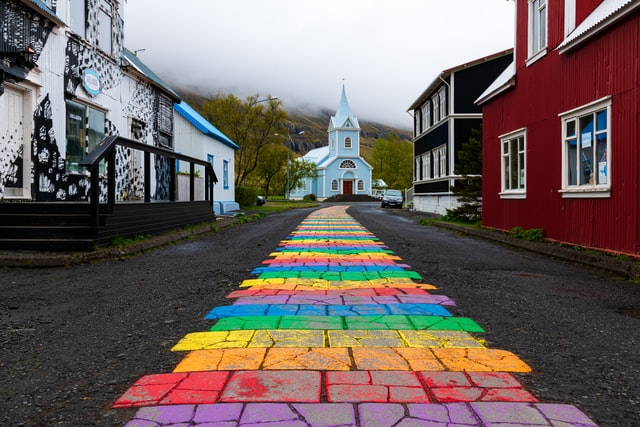 A beautiful town located in the East Fjord: Seyðisfjörður