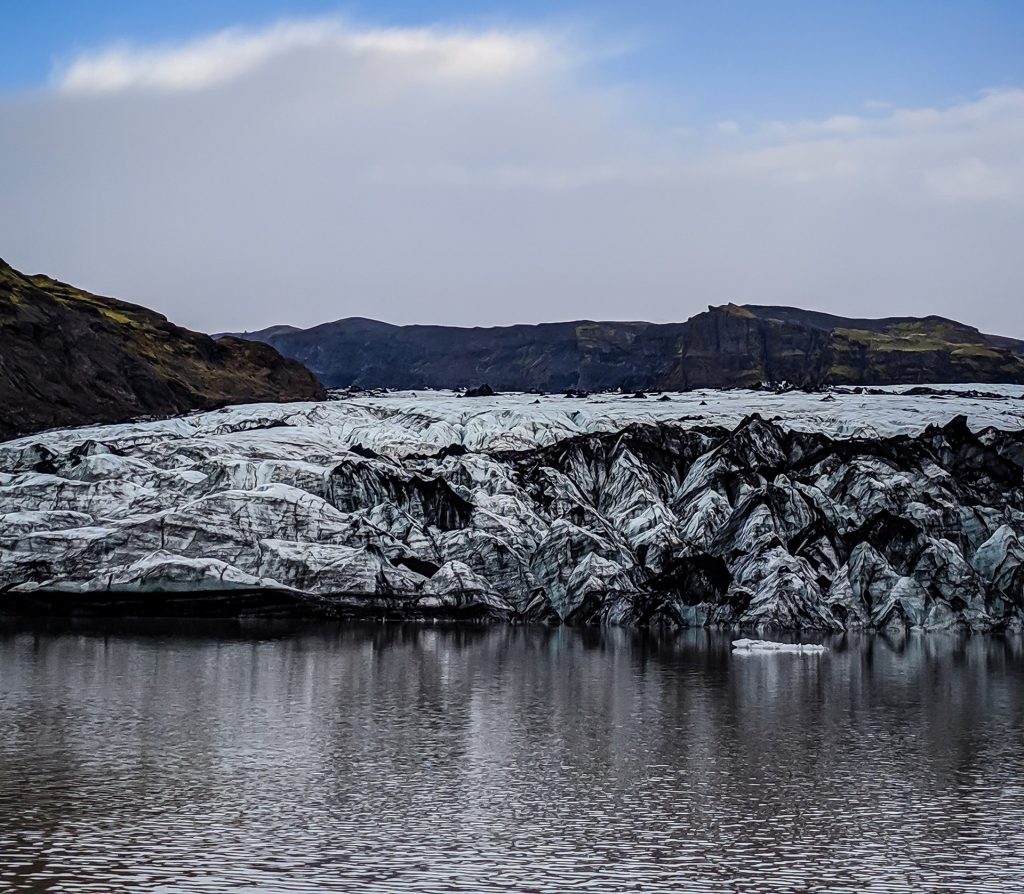 Solheimajokull is one of the best glacier that you can try glacier hiking in Iceland