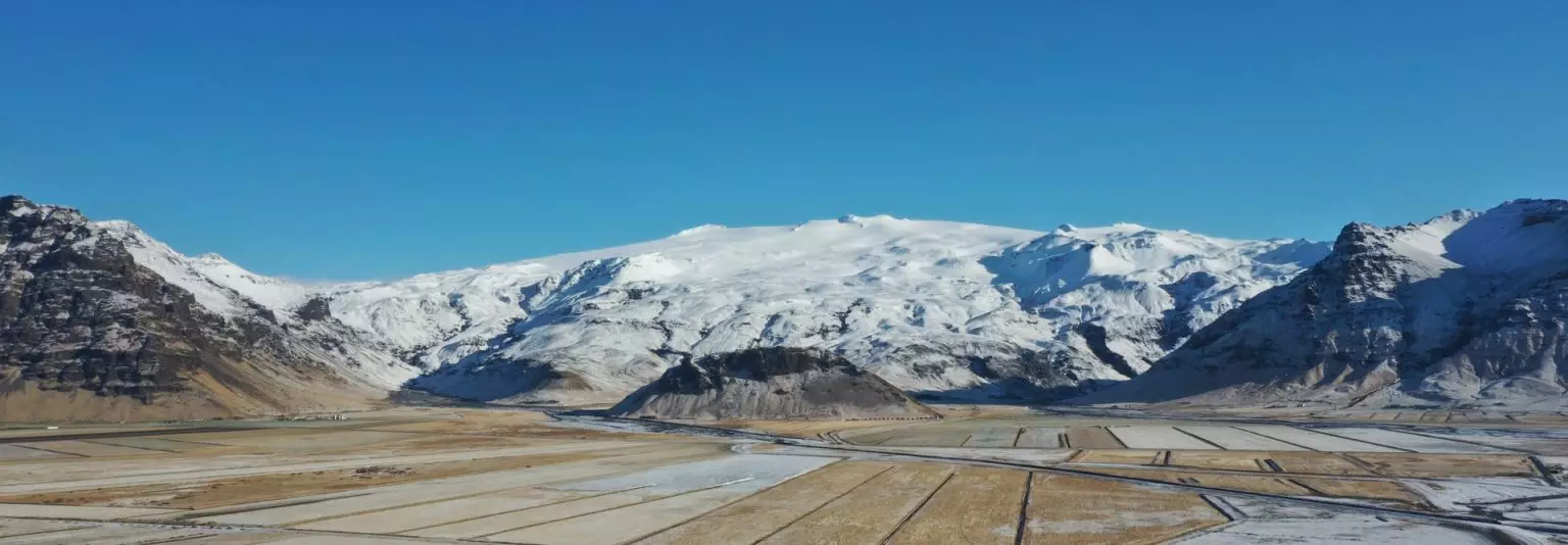 El glaciar Eyjafjallajökull en Islandia.