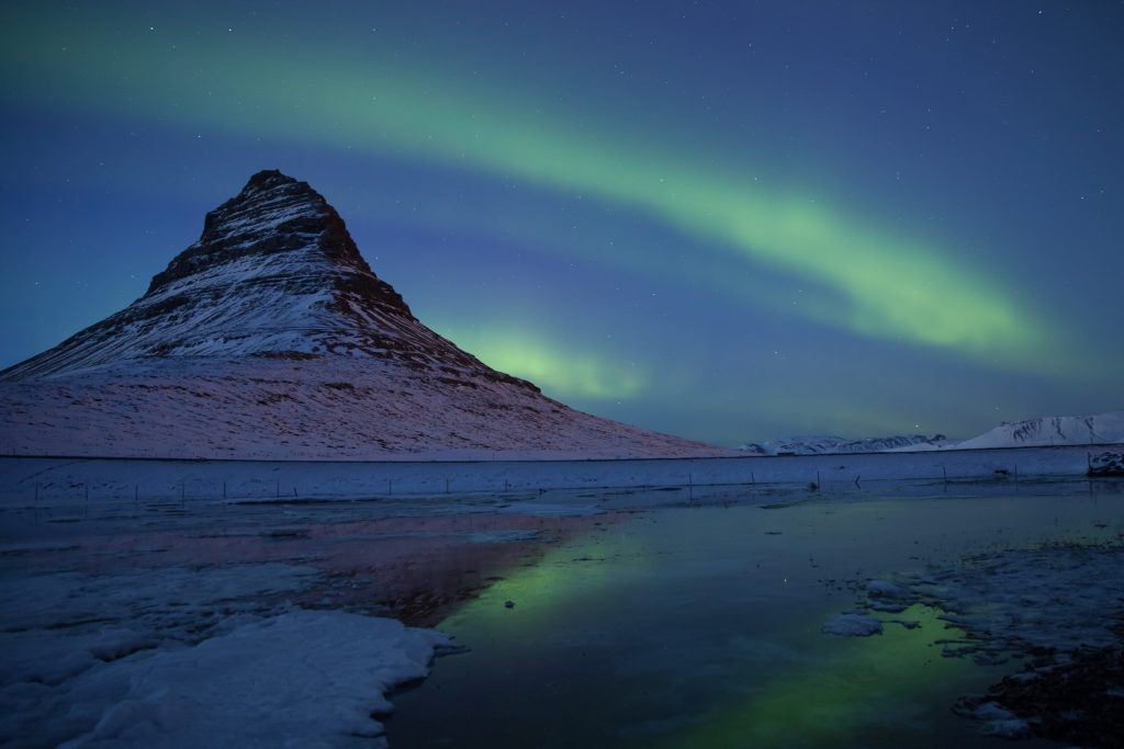 northern light in Iceland 