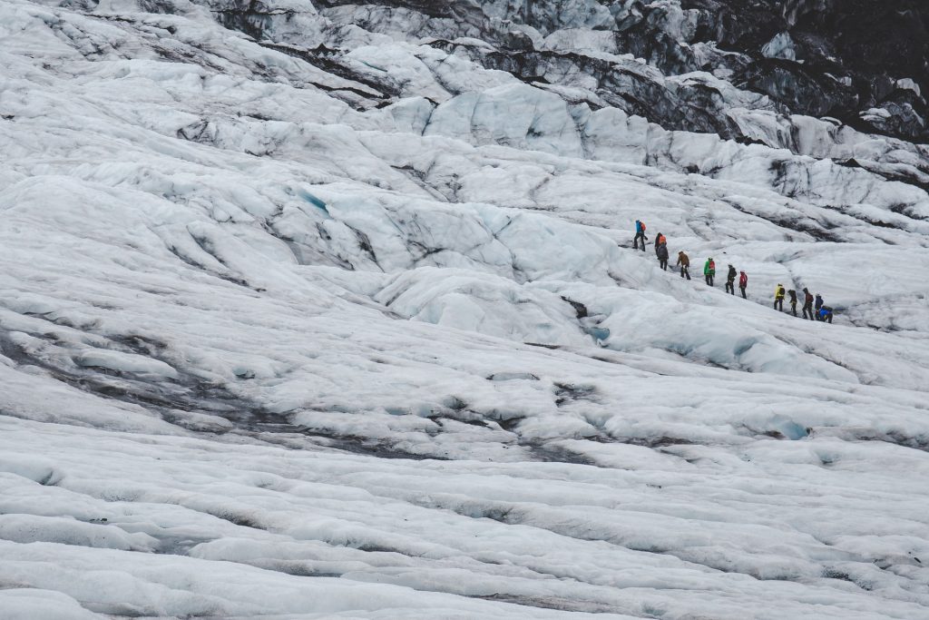 vatnajokull glacier hiking in iceland 