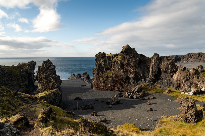 Djupalonssandur beach iceland 