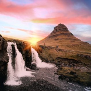 kirkjufell is the most famous mountain in West Iceland