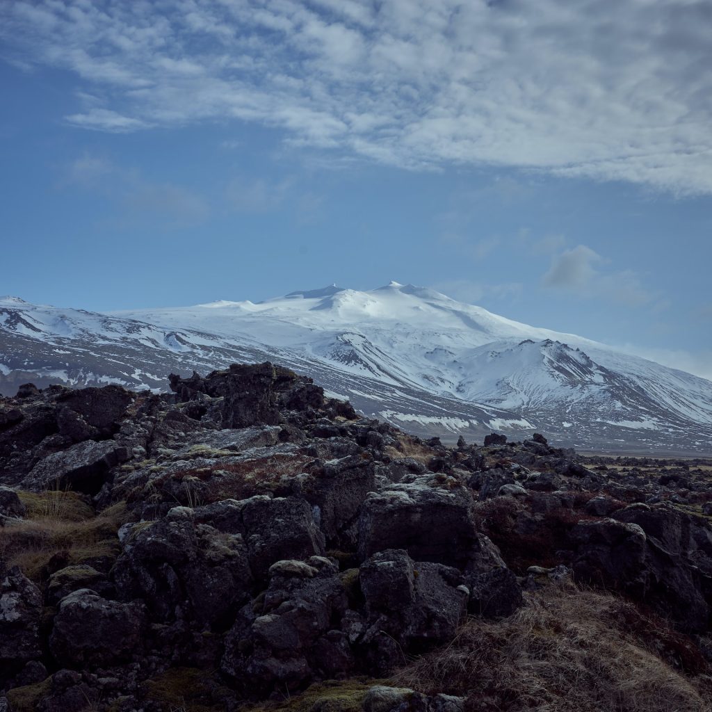  Snaefellsjökull glacier in Iceland west 