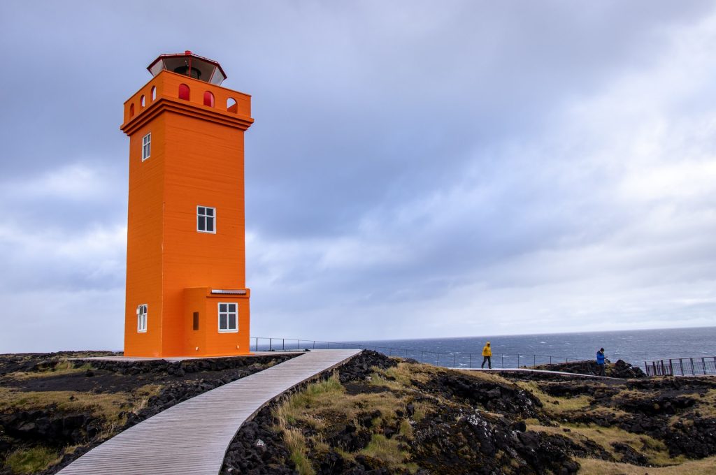 Svörtuloft Lighthouse, most western point at Iceland