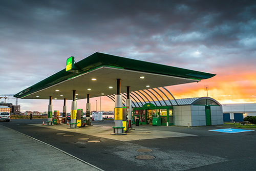 Olis gas station in Iceland 