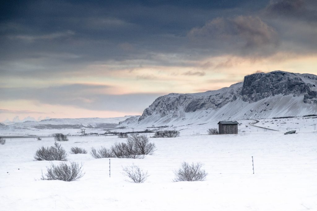 winter Iceland weather changes rapidly