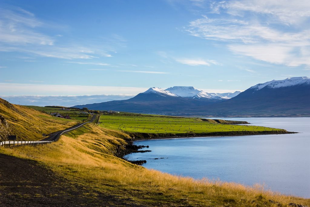 north iceland during summer time 