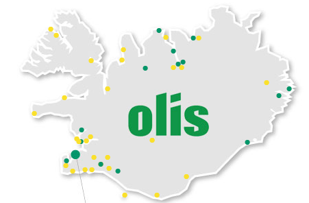 olis gas stations in iceland