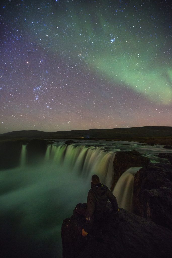 driving to the Godafoss and see the northern light is one of the best things to do in Iceland