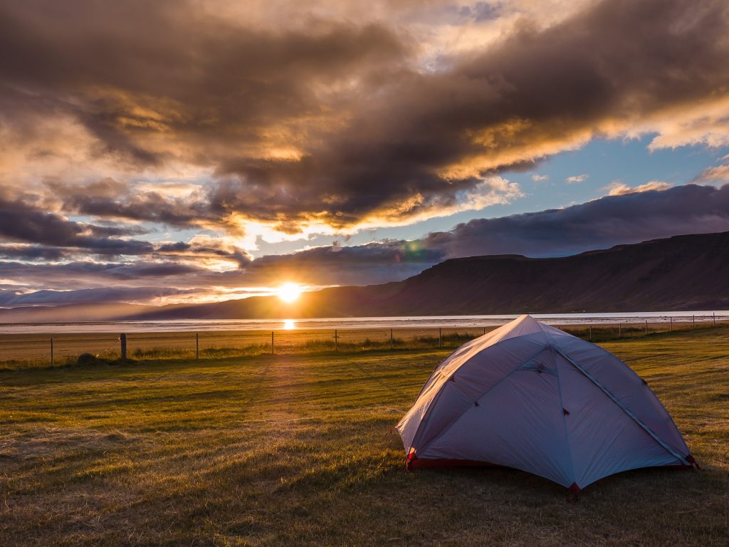 camping in a tent in Iceland rules 