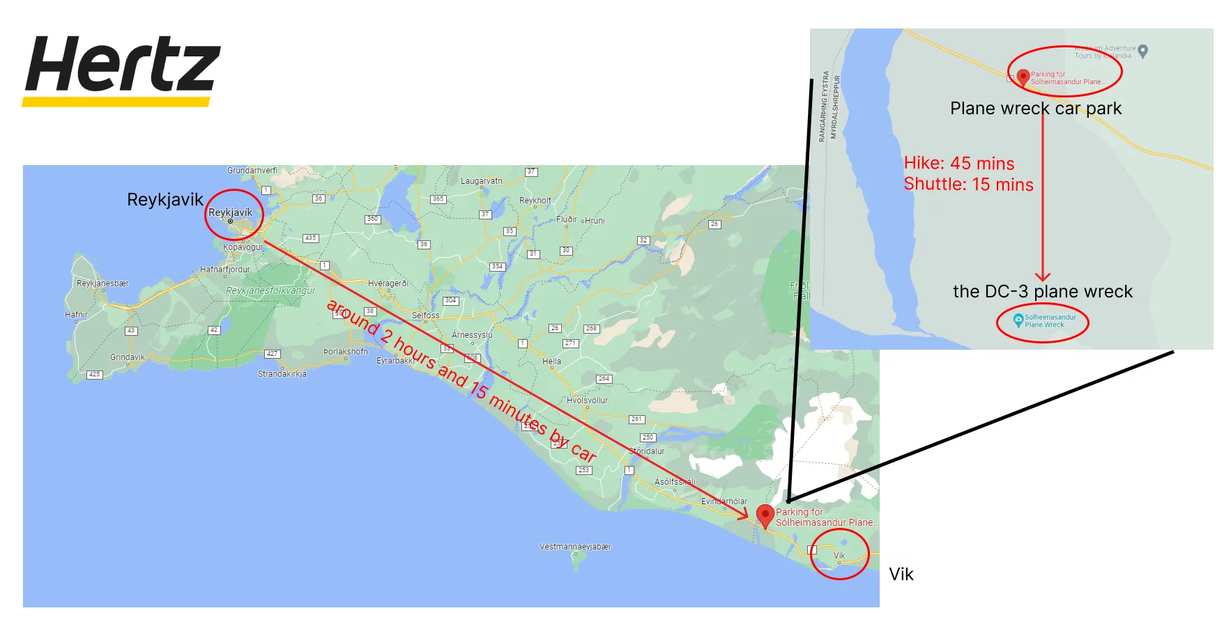 DC3 Iceland Airplane Crash site