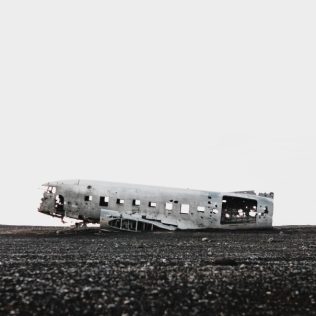 Iceland plane wreck located in the south