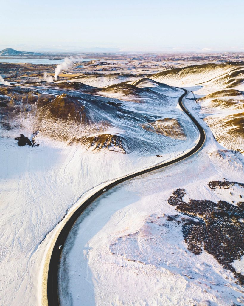 road condition brief of Iceland february