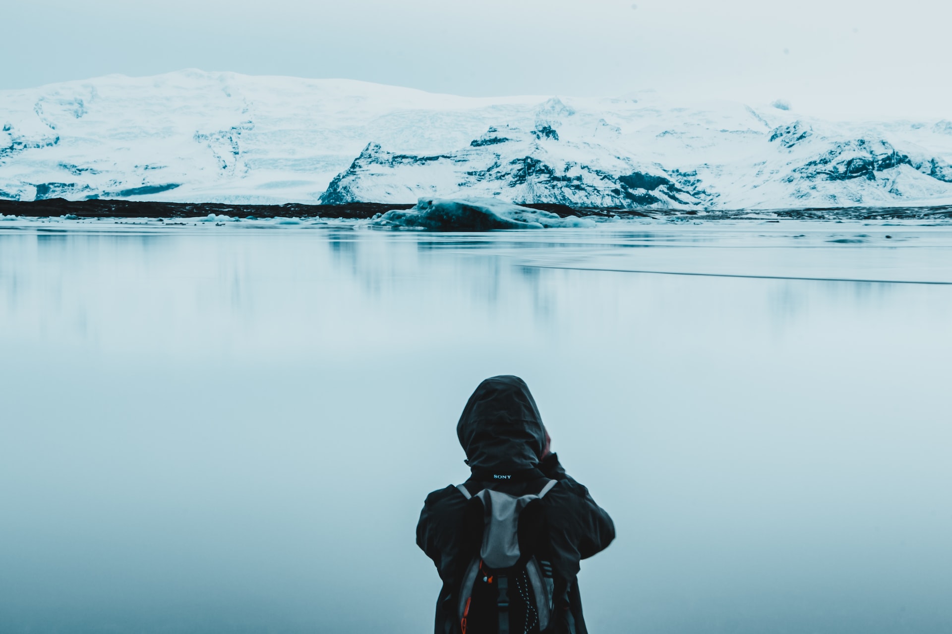 Jokulsarlon en marzo en Islandia.