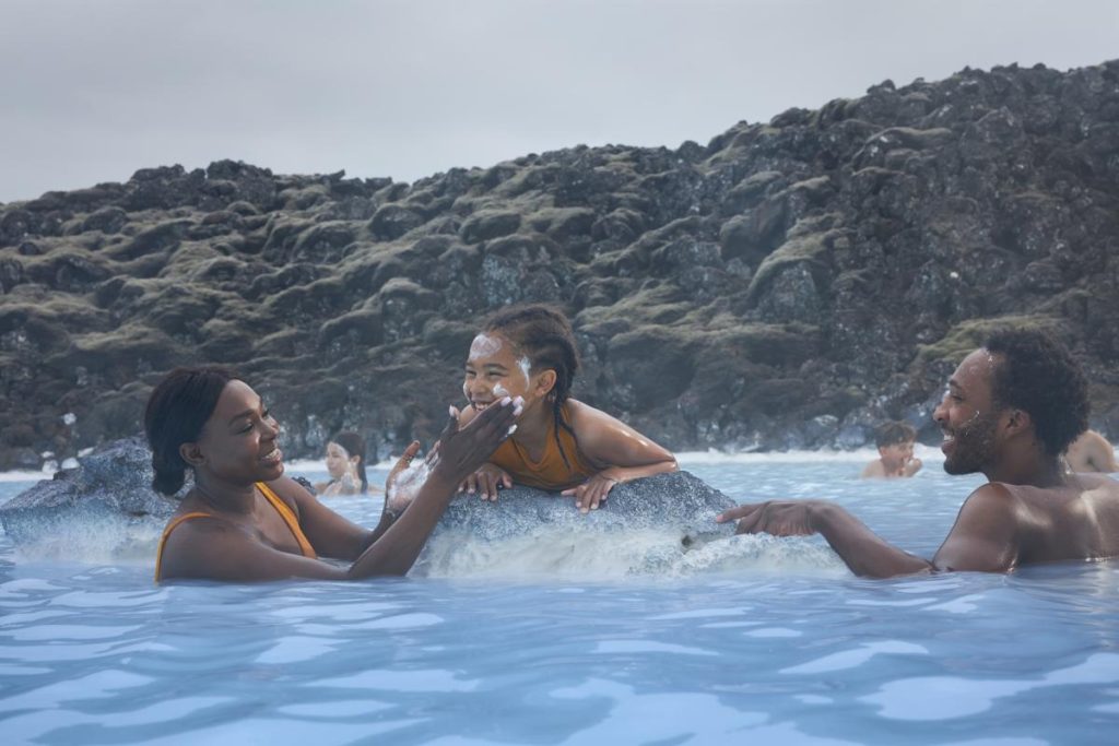 visit the blue lagoon is good options for family visit