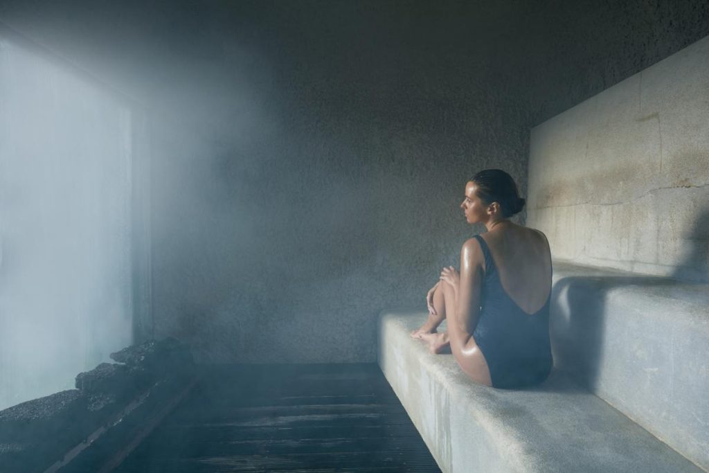 relax in the Blue lagoon Iceland