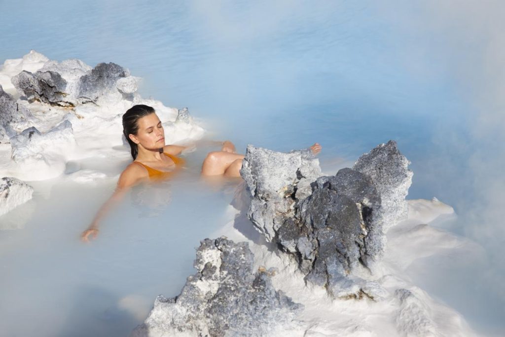 blue lagoon is the most famous spa in Iceland