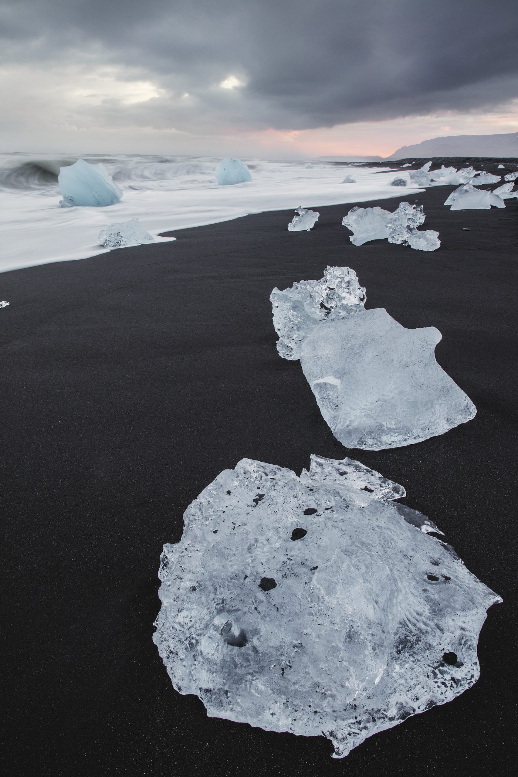 La Playa de los Diamantes en Islandia.