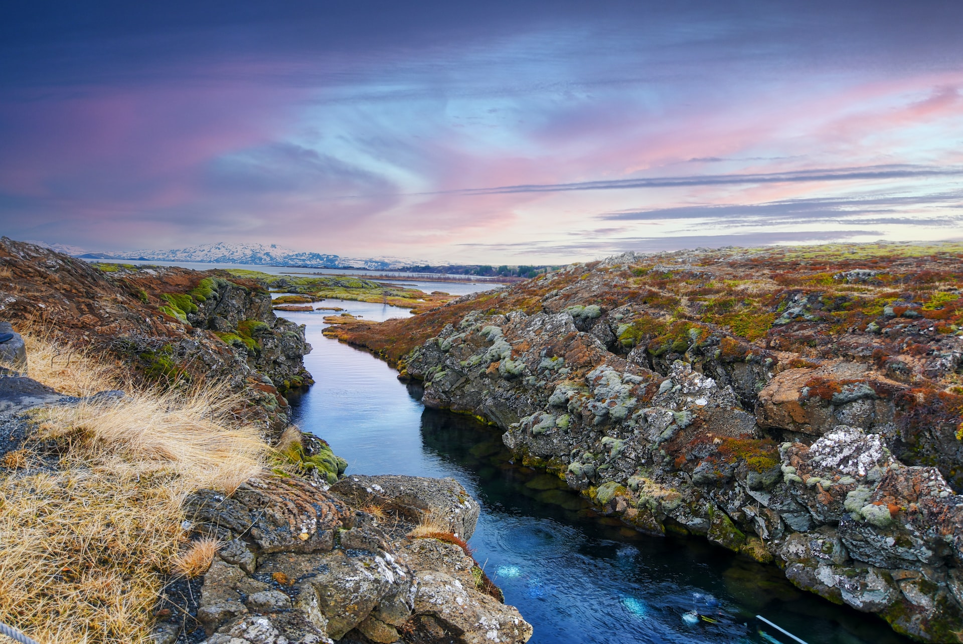 the silfra fissure is located in the THingvellir National park