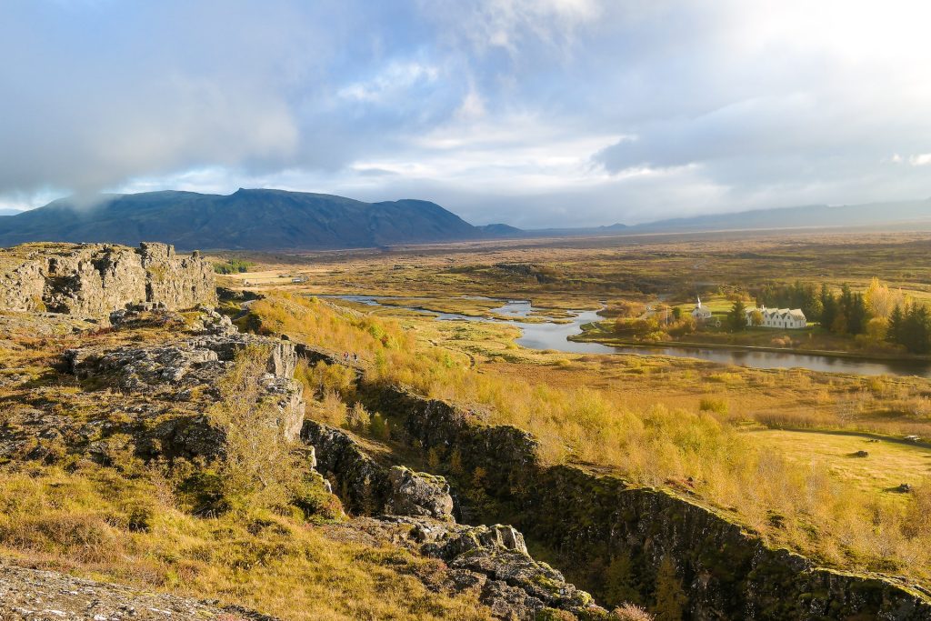 you can touch North America and Europe at the same time in Iceland